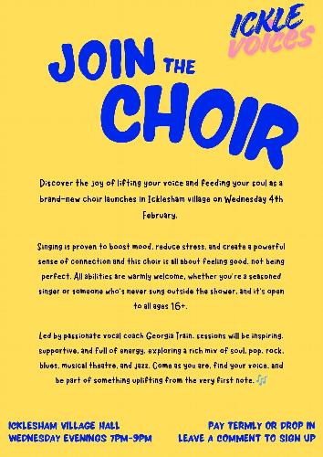 Ickle Choir Discover the joy of lifting your voice & feeding your soul!